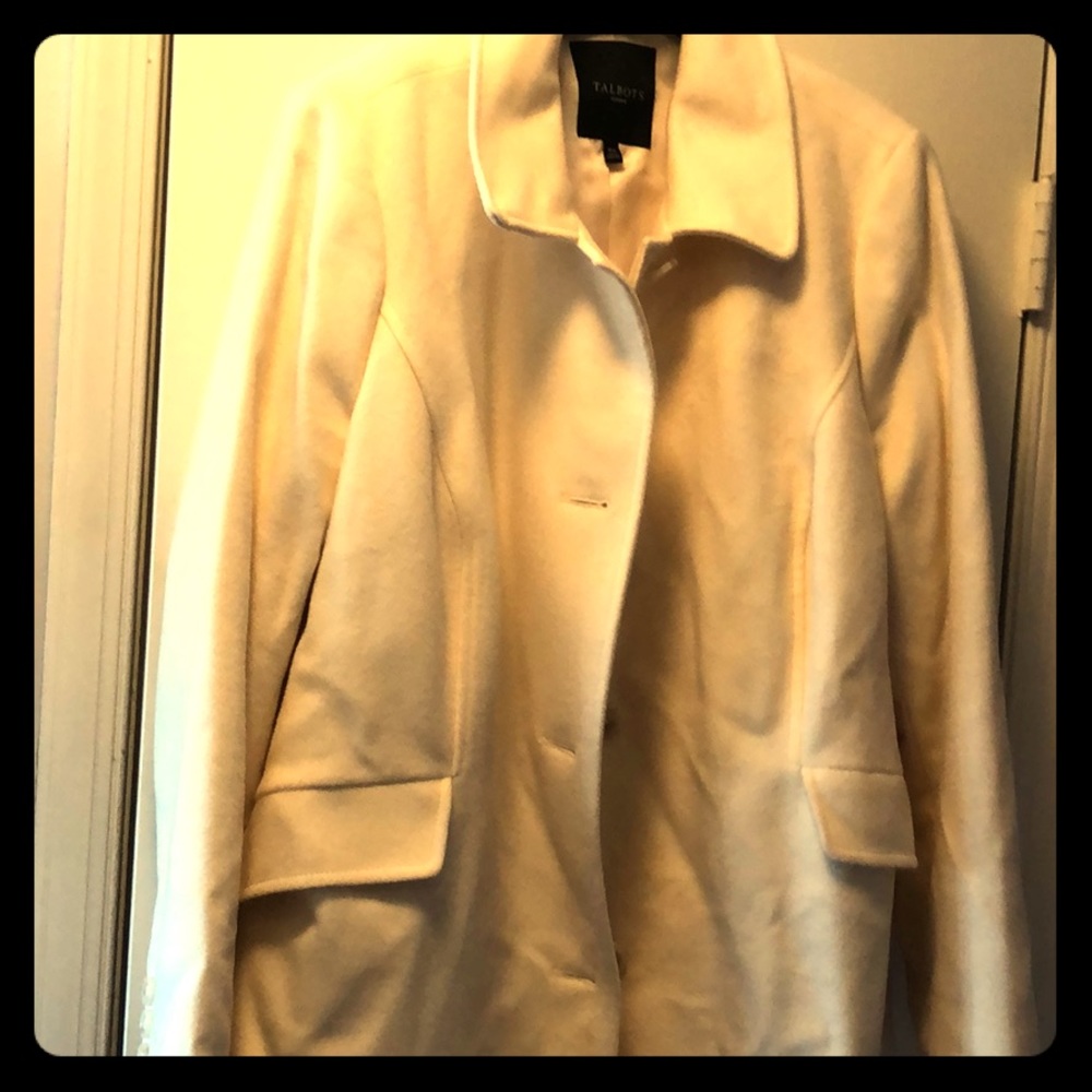 Winter white coat!